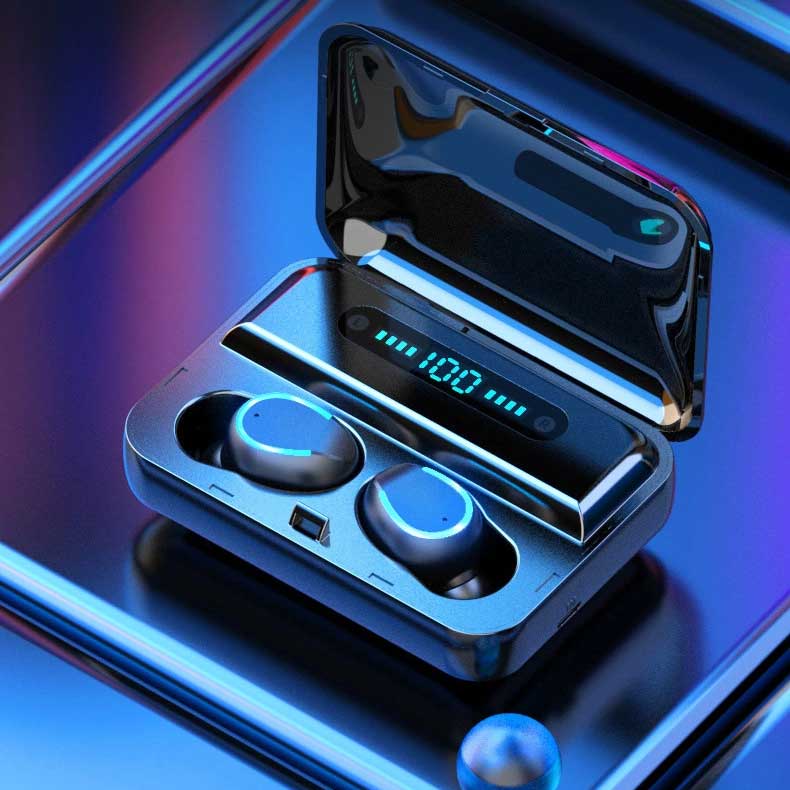 Bluetooth 5.0 Earbuds - IPX Waterproof With LED Display